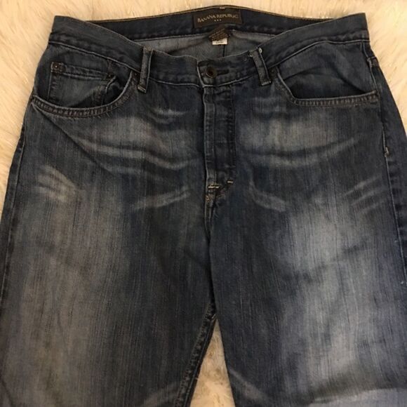 Banana Republic Chambray Button fly jeans - Picture 2 of 5